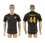 Roma #44 Manolas Sec Away Soccer Club Jersey