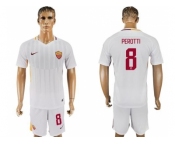 Roma #8 Perotti Away Soccer Club Jersey