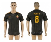 Roma #8 Perotti Sec Away Soccer Club Jersey