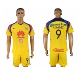America #9 R.Jimenez Sec Away Soccer Club Jersey