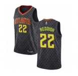 Youth Atlanta Hawks #22 Cam Reddish Swingman Black Basketball Jersey - Icon Edition