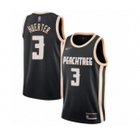 Youth Atlanta Hawks #3 Kevin Huerter Swingman Black Basketball Jersey - 2019-20 City Edition