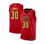 Youth Atlanta Hawks #30 Damian Jones Swingman Red Basketball Jersey Statement Edition