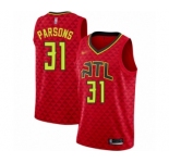 Youth Atlanta Hawks #31 Chandler Parsons Swingman Red Basketball Jersey Statement Edition