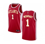 Youth Nike Atlanta Hawks #1 Tracy Mcgrady Swingman Red NBA Jersey Statement Edition