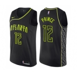 Youth Nike Atlanta Hawks #12 Taurean Prince Swingman Black NBA Jersey - City Edition