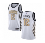 Youth Nike Atlanta Hawks #12 Taurean Prince Swingman White NBA Jersey - City Edition