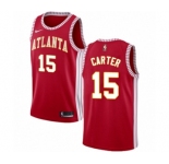 Youth Nike Atlanta Hawks #15 Vince Carter Swingman Red NBA Jersey Statement Edition