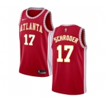 Youth Nike Atlanta Hawks #17 Dennis Schroder Authentic Red NBA Jersey Statement Edition