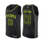 Youth Nike Atlanta Hawks #20 John Collins Swingman Black NBA Jersey - City Edition