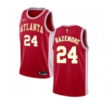 Youth Nike Atlanta Hawks #24 Kent Bazemore Swingman Red NBA Jersey Statement Edition