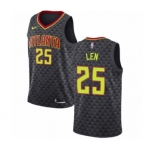 Youth Nike Atlanta Hawks #25 Alex Len Swingman Black NBA Jersey - Icon Edition