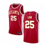 Youth Nike Atlanta Hawks #25 Alex Len Swingman Red NBA Jersey Statement Edition