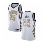 Youth Nike Atlanta Hawks #25 Alex Len Swingman White NBA Jersey - City Edition