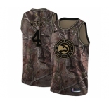 Youth Nike Atlanta Hawks #4 Spud Webb Swingman Camo Realtree Collection NBA Jersey