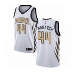 Youth Nike Atlanta Hawks #44 Pete Maravich Swingman White NBA Jersey - City Edition