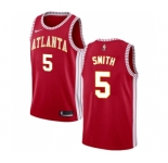 Youth Nike Atlanta Hawks #5 Josh Smith Swingman Red NBA Jersey Statement Edition
