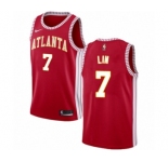 Youth Nike Atlanta Hawks #7 Jeremy Lin Swingman Red NBA Jersey Statement Edition