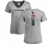 NFL Women's Nike Houston Texans #74 Kendall Lamm Ash Backer T-Shirt