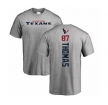 NFL Nike Houston Texans #87 Demaryius Thomas Ash Backer T-Shirt