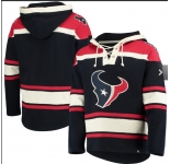 Men's Houston Texans Blank Navy Blue Team Color NFL Nike Hoodie