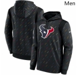 Men's Houston Texans Nike Charcoal 2021 NFL Crucial Catch Therma Pullover Hoodie