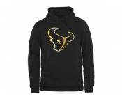 Men's Houston Texans Pro Line Black Gold Collection Pullover Hoodie