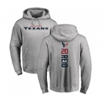 NFL Nike Houston Texans #20 Justin Reid Ash Backer Pullover Hoodie