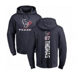 NFL Nike Houston Texans #87 Demaryius Thomas Navy Blue Backer Pullover Hoodie
