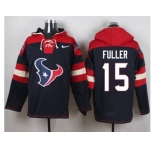 Nike Houston Texans #15 Will Fuller Navy Blue Player Pullover Hoodie