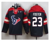 Nike Houston Texans #23 Arian Foster Navy Blue Player Pullover Hoodie