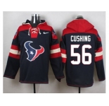 Nike Houston Texans #56 Brian Cushing Navy Blue Player Pullover Hoodie