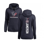 NFL Women's Nike Houston Texans #20 Justin Reid Navy Blue Backer Pullover Hoodie