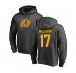 Football Washington Redskins #17 Terry McLaurin Ash One Color Pullover Hoodie