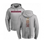 Football Washington Redskins #23 Bryce Love Ash Backer Pullover Hoodie