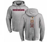 Football Washington Redskins #23 Bryce Love Ash Backer Pullover Hoodie