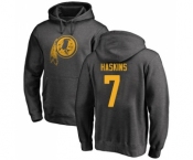 Football Washington Redskins #7 Dwayne Haskins Ash One Color Pullover Hoodie