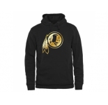 Men's Washington Redskins Pro Line Black Gold Collection Pullover Hoodie