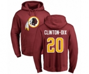 NFL Nike Washington Redskins #20 Ha Clinton-Dix Maroon Name & Number Logo Pullover Hoodie
