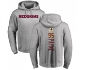 NFL Nike Washington Redskins #95 Da'Ron Payne Ash Backer Pullover Hoodie