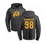 NFL Nike Washington Redskins #98 Matt Ioannidis Ash One Color Pullover Hoodie