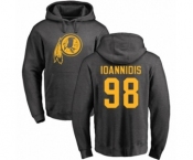 NFL Nike Washington Redskins #98 Matt Ioannidis Ash One Color Pullover Hoodie