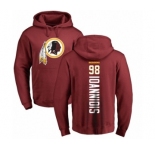 NFL Nike Washington Redskins #98 Matt Ioannidis Maroon Backer Pullover Hoodie
