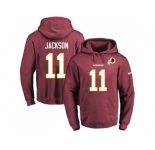 Nike Washington Redskins #11 DeSean Jackson Burgundy Red Name & Number Pullover NFL Hoodie