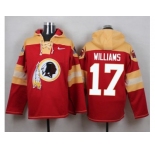 Nike Washington Redskins #17 Doug Williams Burgundy Red Player Pullover NFL Hoodie