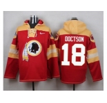 Nike Washington Redskins #18 Josh Doctson Burgundy Red Player Pullover NFL Hoodie