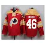 Nike Washington Redskins #46 Alfred Morris Burgundy Red Player Pullover NFL Hoodie