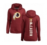 Football Women's Washington Redskins #17 Terry McLaurin Maroon Backer Pullover Hoodie