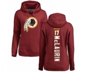 Football Women's Washington Redskins #17 Terry McLaurin Maroon Backer Pullover Hoodie