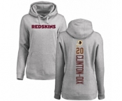 NFL Women's Nike Washington Redskins #20 Ha Clinton-Dix Ash Backer Pullover Hoodie
